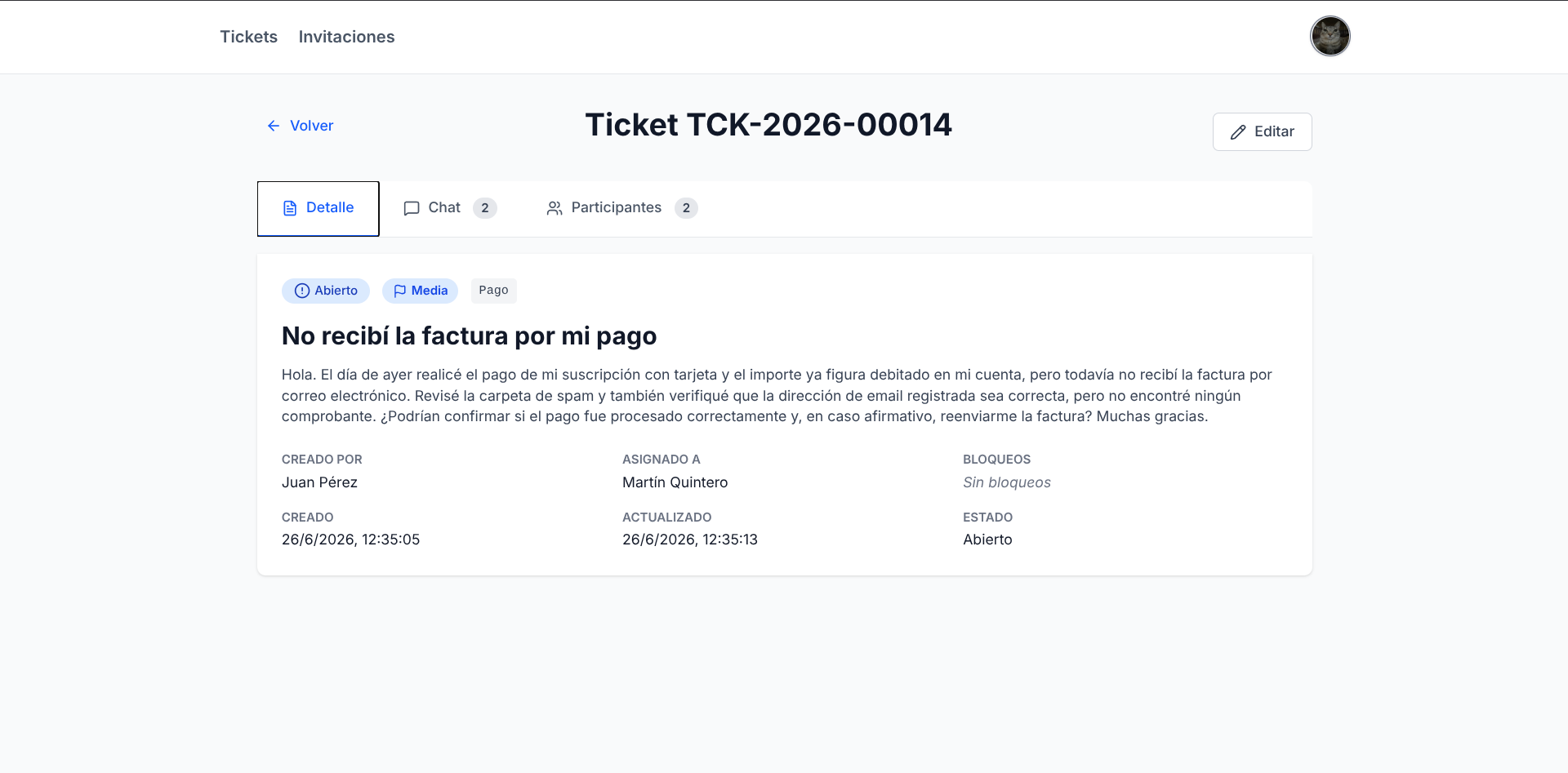 Ticket Platform API screenshot 2